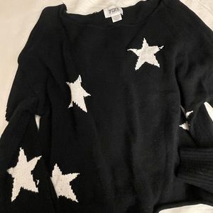 Black sweater with stars